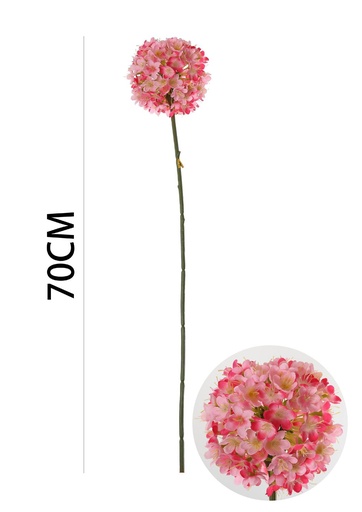 [631119-粉] Ramo de flores artificiales - Cebolla en 70 cm