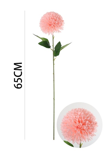 [631112-粉] Ramo de flores artificiales - Crisantemo en 65 cm