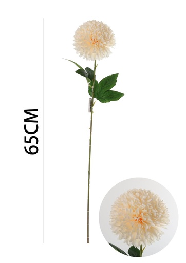 [631112-香槟] Ramo de flores artificiales - Crisantemo en 65 cm