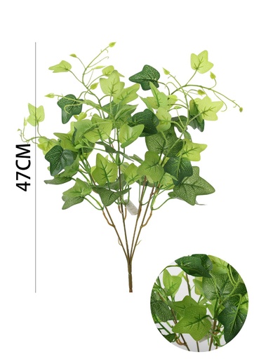 [631157-2] Ramo de flores artificiales - Ramo de hojas de seda en 47 cm