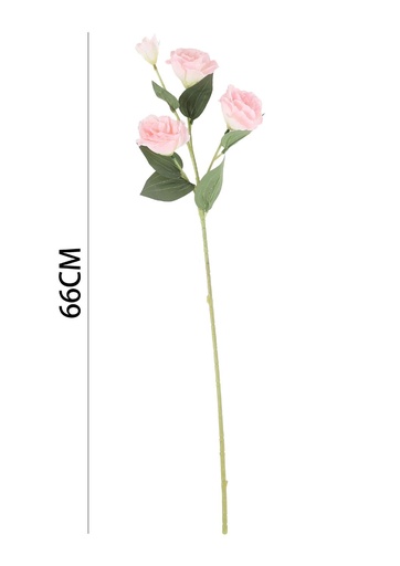 [631115ROSA] Ramo de flores artificiales - Lis de 4 cabezas en 66 cm