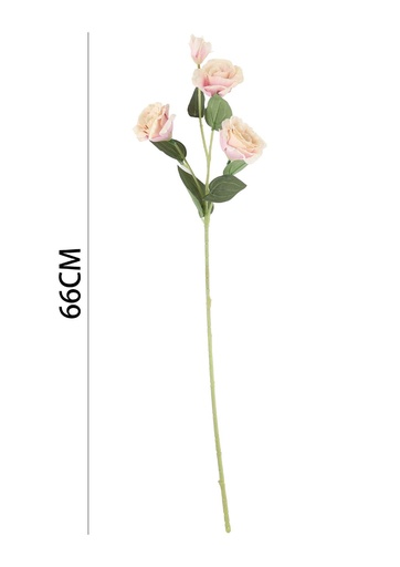 [631115MORADOABAJO] Ramo de flores artificiales - Lis de 4 cabezas en 66 cm