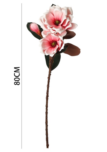 [630880粉] Ramo de flores artificiales - Lirios enrollados en 68 cm