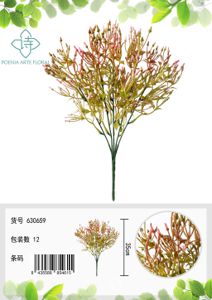 [630659-3粉色] Ramo decorativo 630659-3 en rosa - Ramo decorativo - Serie de hierbas de agua