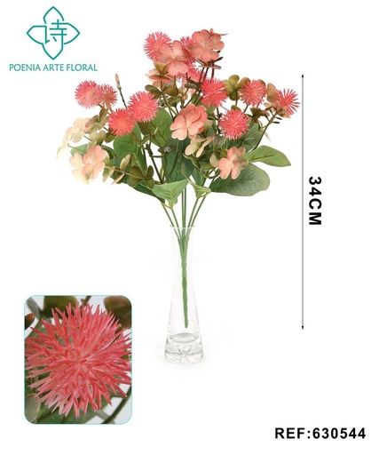 [630544] Ramo decorativo 630544 en rojo - Ramo decorativo - Serie de hierbas de agua
