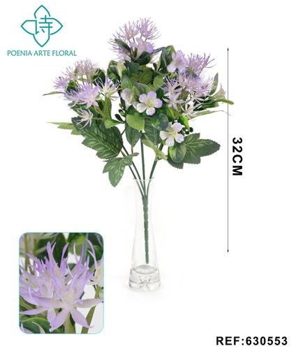 [630556] Ramo decorativo 630556 en púrpura - Ramo decorativo - Serie de hierbas de agua