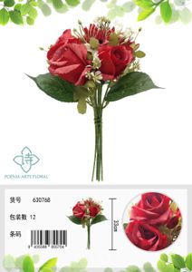 [630768红色] Ramo de rosas de pareja - Decoración y bouquet de flores