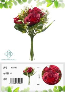 [630763红色] Ramo de pequeñas rosas - Decoración floral y bouquet
