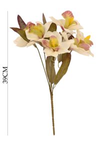 [8435588800322 CREMA-4] Ramo de 6 flores de otoño - Bouquet decorativo