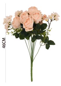 [630868奶白色] Ramo de rosas ángel 11 cabezas en color crema - Bouquet de rosas