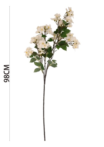 [630869白色] Ramo de hortensias artificiales VARA FLOR - 1 sola flor