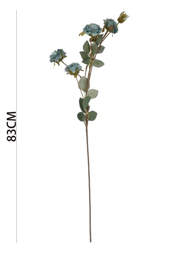 [630313复古蓝] Ramo de 6 rosas de aceite VARA 6*ROSAS - Decoración floral