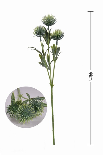 [630157-5] Ramo de 3 cabezas de plástico - Decoración floral
