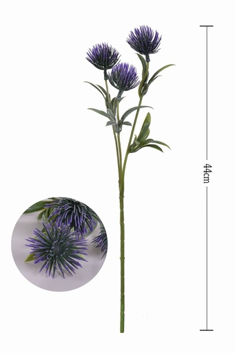 [630157-6] Ramo de 3 cabezas de plástico - Decoración floral