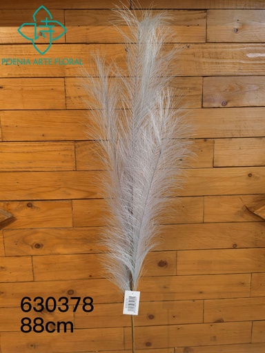 [630378-灰色] Rama de caña de seda - Decoración floral