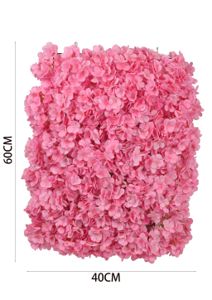 [631042深粉] PANEL DE HORTENSIA ARTIFICIAL - Jardín vertical y decoración de plantas