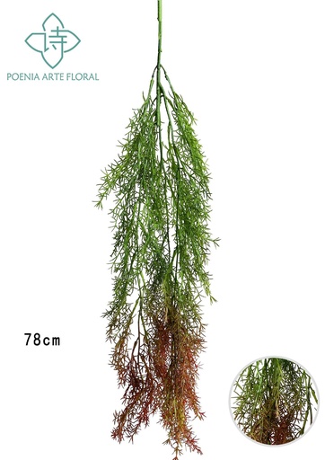 [630626-红尾] Rama decorativa de pino para colgar - Decoración natural