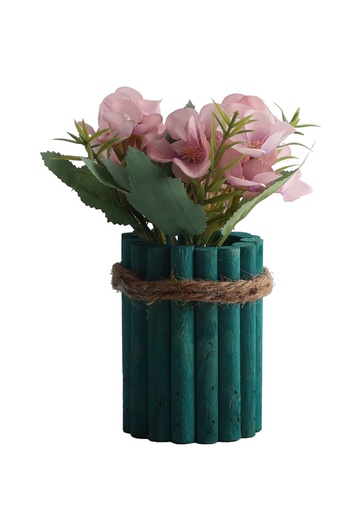 [5101084-3] Pozuelo de flores artificiales - Pequeño macetero decorativo