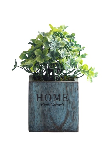 [5101082-6] Pozuelo de flores artificiales - Pequeño macetero decorativo
