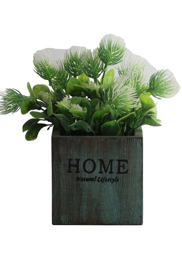 [5101082-34] Pozuelo de flores artificiales - Pequeño macetero decorativo