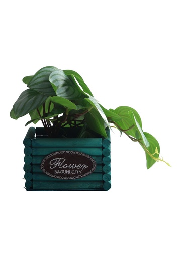 [5101083-4] Pozuelo de flores artificiales - Pequeño macetero decorativo