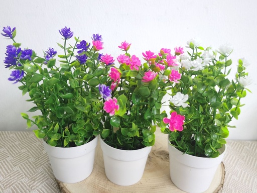 [5101027-58] Planta artificial pequeña en maceta - Bonsái decorativo