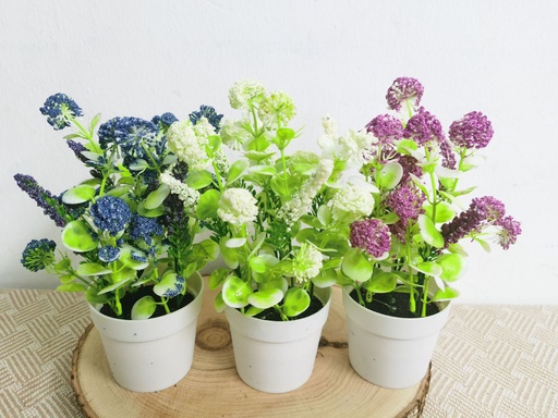 [5101027-64] Planta artificial pequeña en maceta - Bonsái decorativo