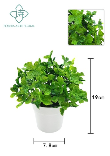 [630480-3] Bonsái artificial de violeta - Planta decorativa