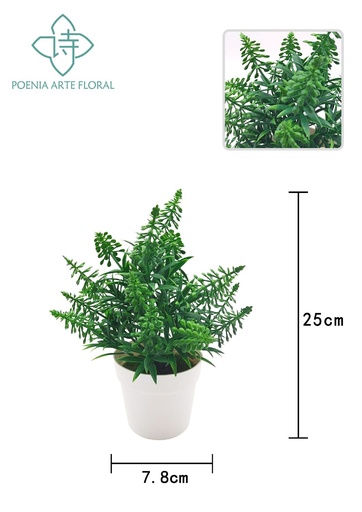 [630482-4] Bonsái artificial de espiga - Planta decorativa