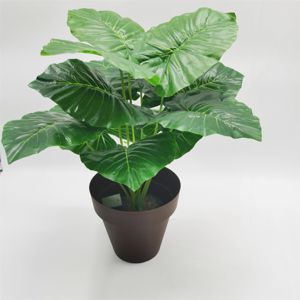 [620229-5] Bonsái artificial de planta verde de 45 cm liso - Planta decorativa