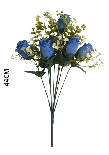 [6101080蓝色] Ramo funerario 6101080 azul - Ramos y flores