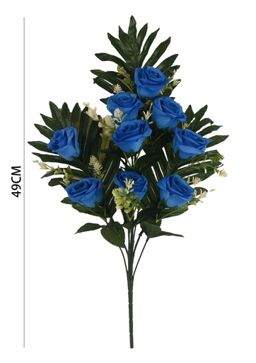 [6101073蓝色] Ramo funerario 6101073 azul - Ramos y flores