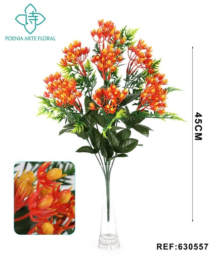[630557] Ramo de flores de seda - 630557 (Loto rojo) (8435588853595)