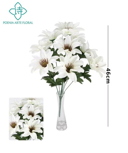 [630845-白色] Ramo de flores de seda - 630845 Blanco (8435588806473)