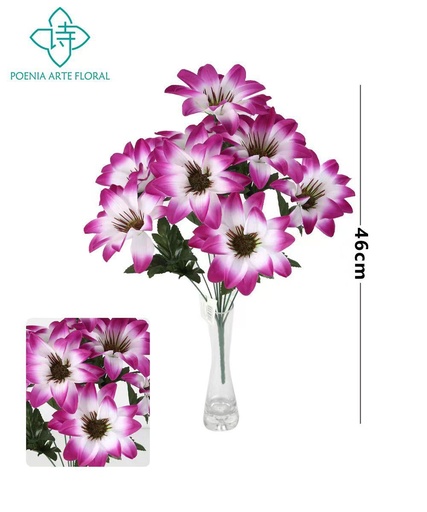 [630846-紫色] Ramo de flores de seda - 630846 Púrpura (8435588806480)