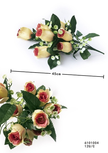 [6101004CAFE] Ramo de flores de seda - 6101004 Café (843588800407)
