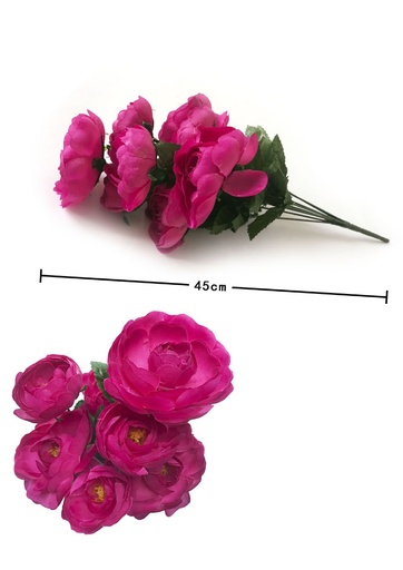 [6102012-5ROSA] Ramo de camelias (9 cabezas)