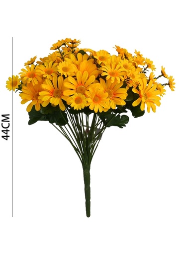 [6101087黄色] Ramo de flores amarillas - Flores artificiales grandes