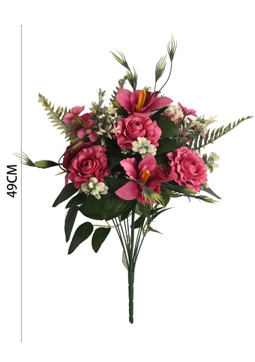 [631078玫红] Ramo de camelia x 13