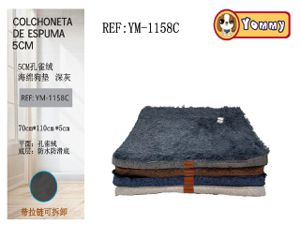 [YM1158C] Colchoneta de espuma para mascota 70*110*5CM gris oscuro 1158 - Especial para descanso
