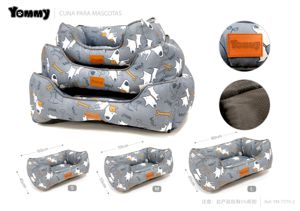 [YM7779-2] Cuna de perro 3 piezas azul marino 7779-2 - Elegante diseño para perros