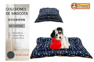 [YM7783D] Colchoneta de perro 3 piezas azul 7783D - Comodidad y calidad