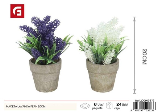 [200919873] Maceta de lavanda fern de 20 cm - Decoración para jardines