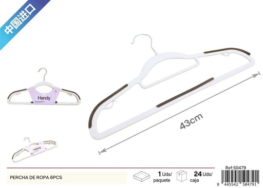 [50479] Percha de ropa 5 piezas - Accesorios para el hogar