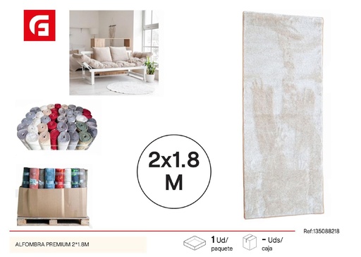 [5413045882188] Alfombra premium 2 x 1.8 m - Alfombras y decoración