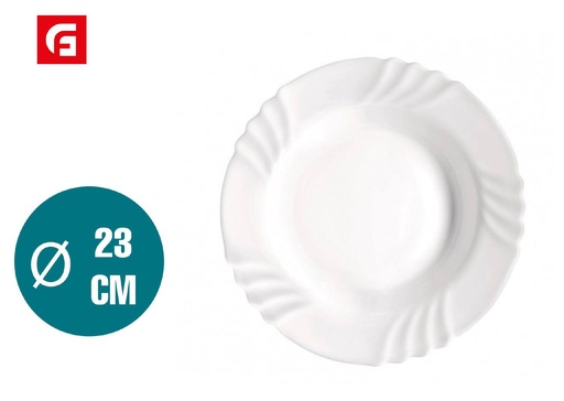 [87954238116] Plato hondo 23 cm Ebro - Vajilla y cerámica