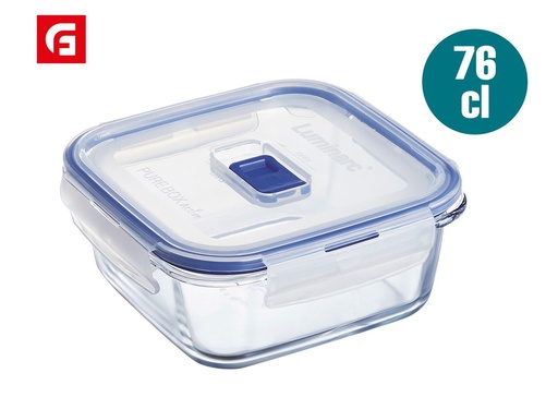 [883314344172] Caja hermética cuadrada PURE BOX LUM de 76 ml