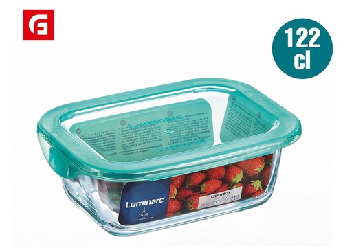 [883314185218] Recipiente rectangular 122 cl con tapa - Envases y recipientes