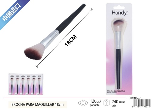 [40527] Brocha para maquillar angular pequeña 18cm - Accesorios de maquillaje y cosméticos