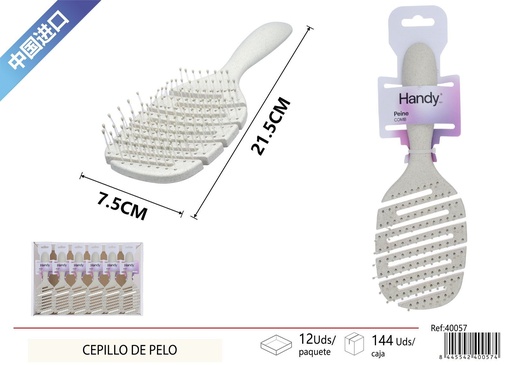 [40057] Cepillo de pelo calado - Accesorios de belleza y cuidado del cabello